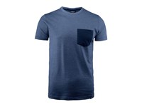 Printer art. Portwillow, Modieuze T-shirt met borstzak